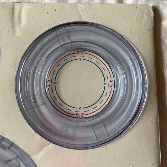 🩷 Creative Memories; VINTAGE & NWT! 3 Circle Cutting Patterns & Sizing Template! - Picture 8 of 9